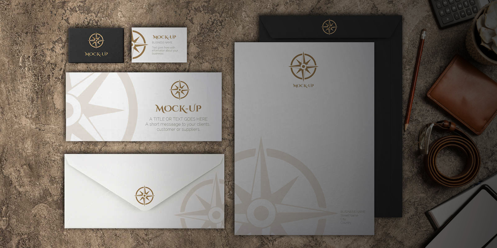 logo and stationary design